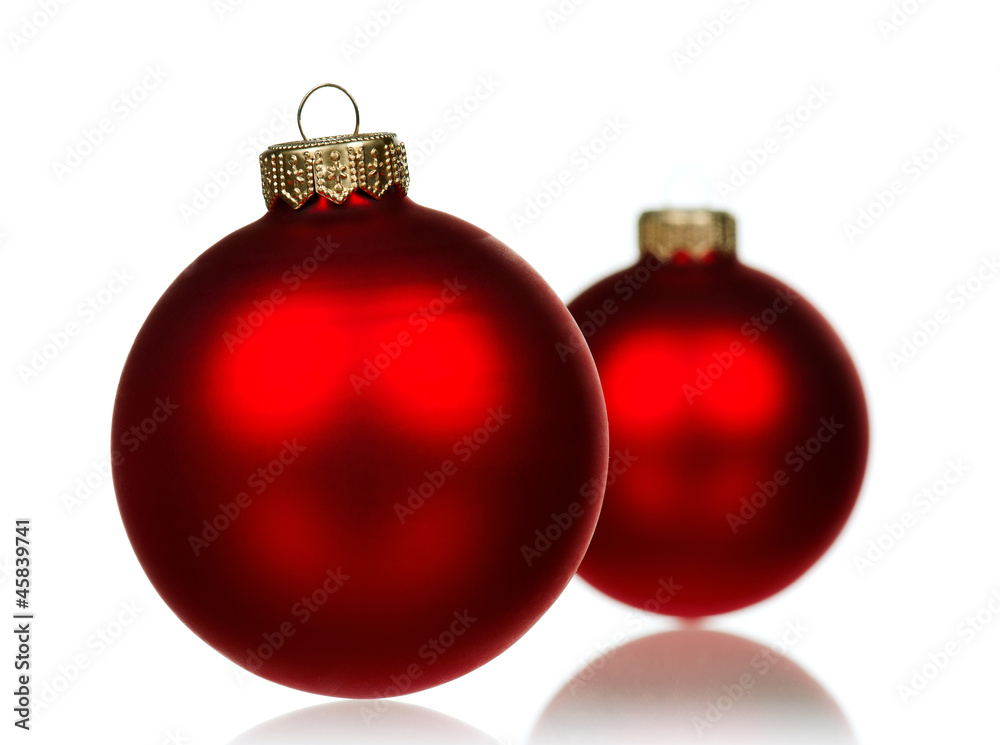 Red baubles Red baubles