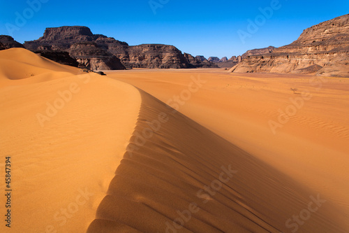 Sand dunes  desert