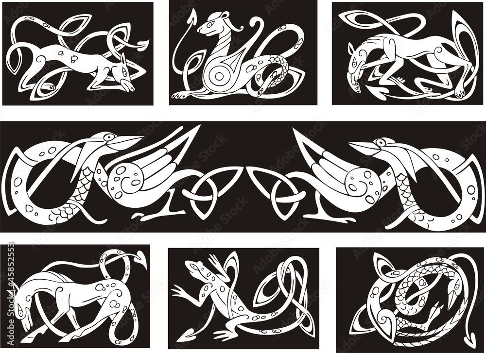 celtic knot patterns wuth animals celtic knot patterns wuth animals