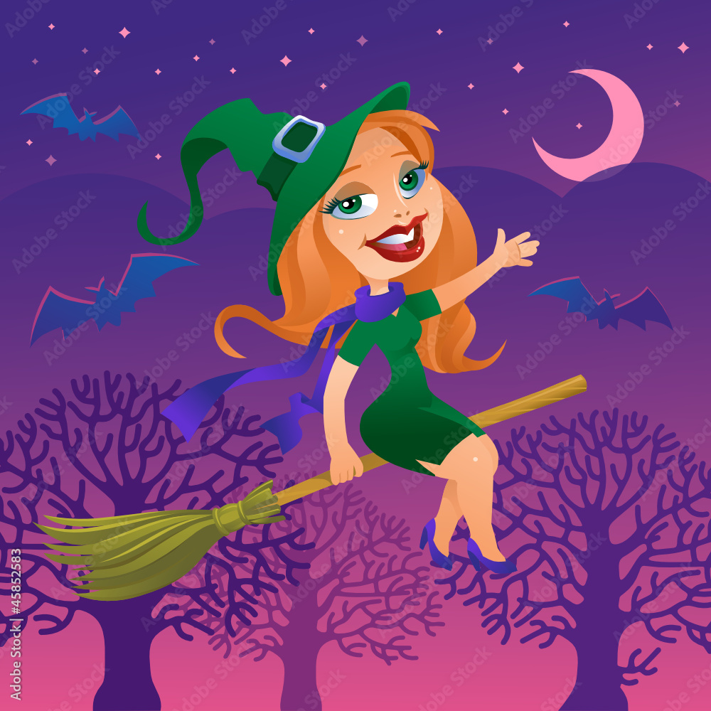 Plakat czarownica