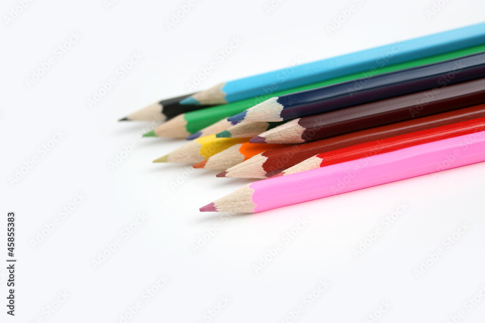 Coloured pencils