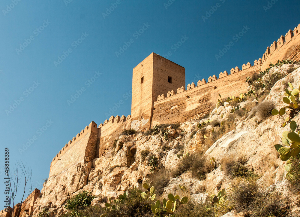 alcazaba in almeria alcazaba in almeria