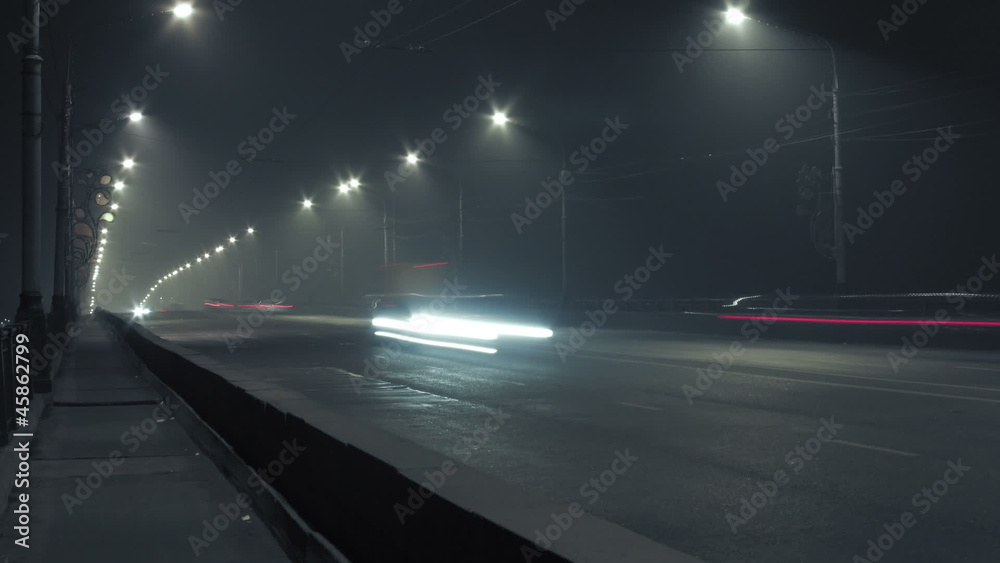 timelapse bridge traffic lights at night timelapse bridge traffic lights at night
