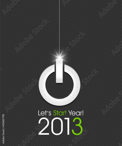 2013 christmas ball made from power button
