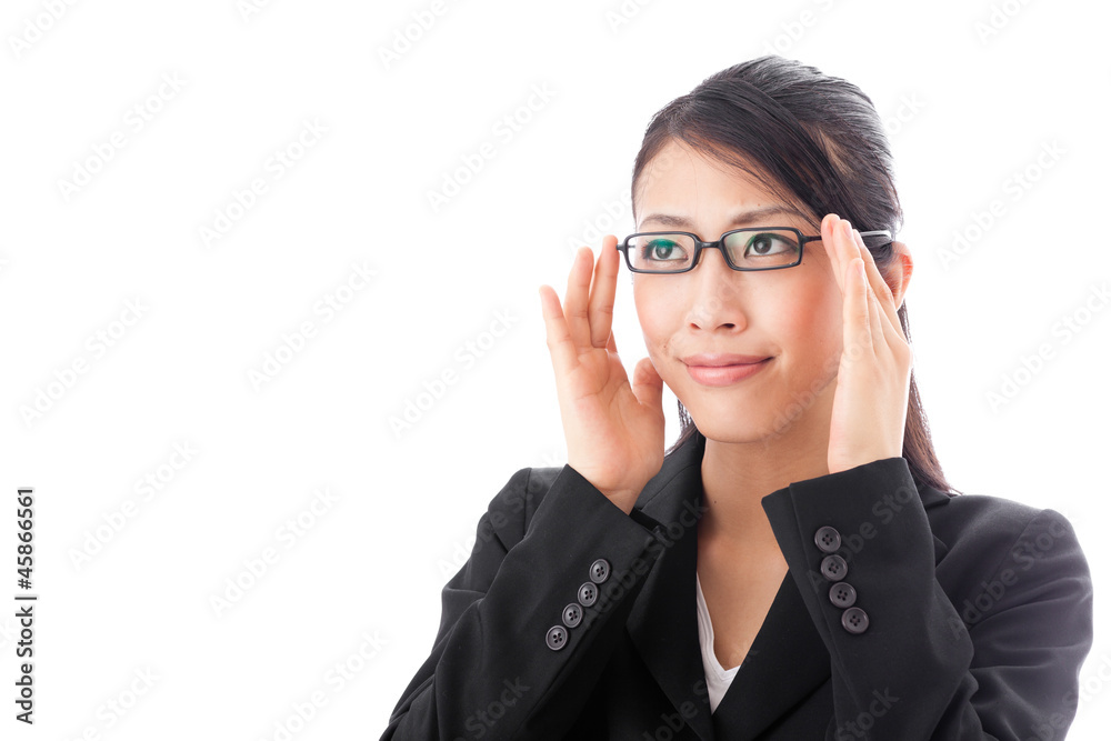 asian businesswoman with eyeglasses asian businesswoman with eyeglasses