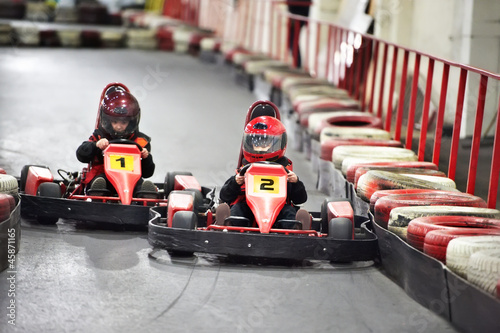 Competition for children karting