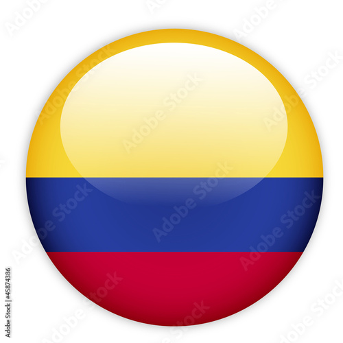 Columbia flag button