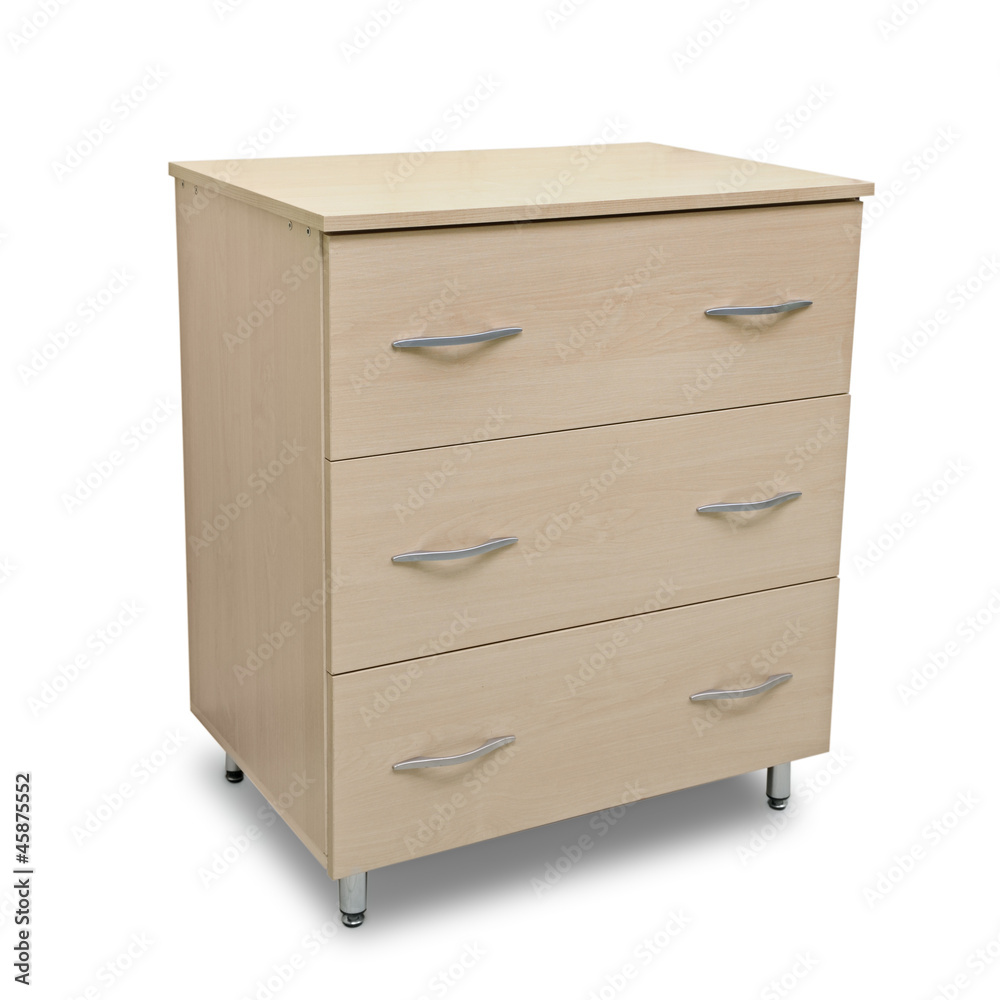 chest of drawers isolated on white background chest of drawers isolated on white background