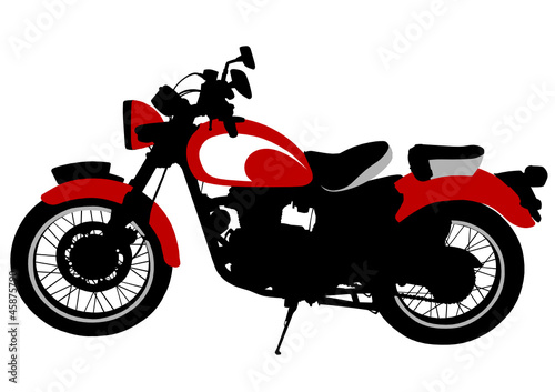 Retro motorcycle