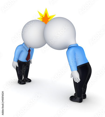 Conflict concept.