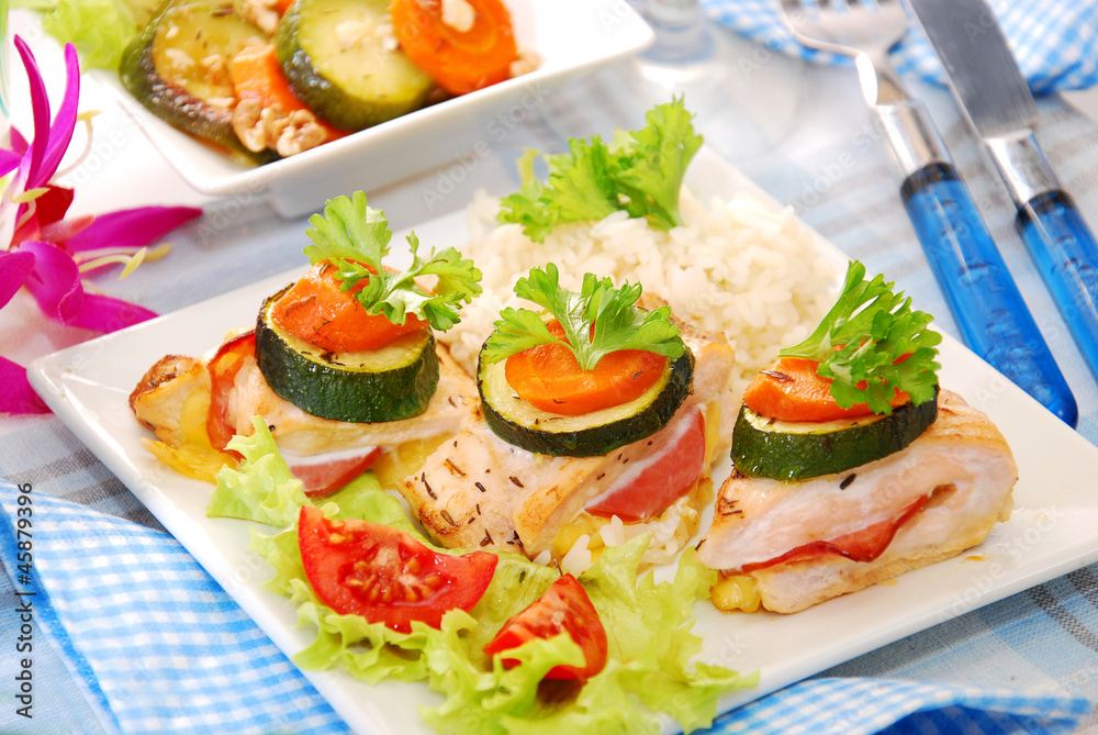 baked chicken breast filled with ham and cheese baked chicken breast filled with ham and cheese