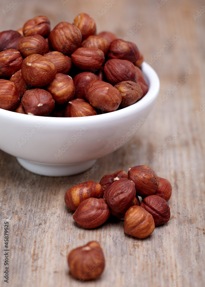 Fototapeta premium Hazelnuts