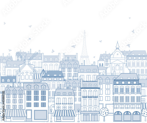 Paris cityscape