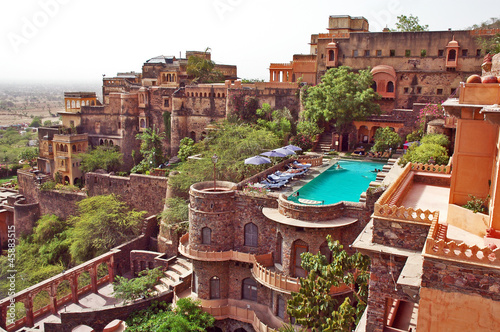 Neemrana Fort Palace, Rajasthan, India photo