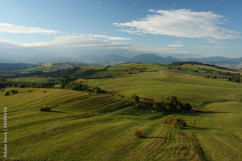 meadows in Low Tatras in Eastern Slovakia
