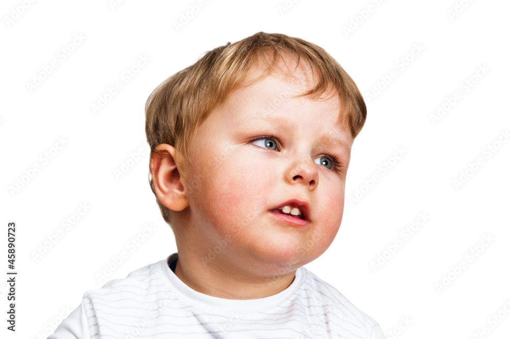 Portrait of the little boy, close up Portrait of the little boy, close up