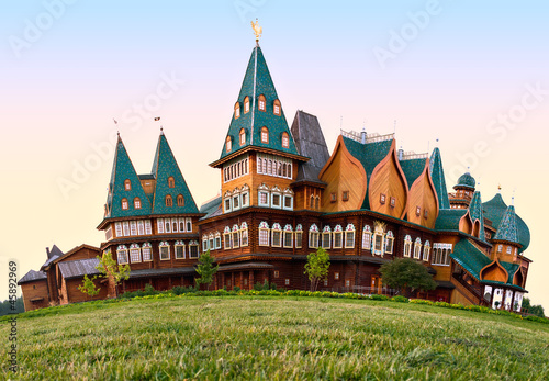 A wooden residence of the Russian Tsars