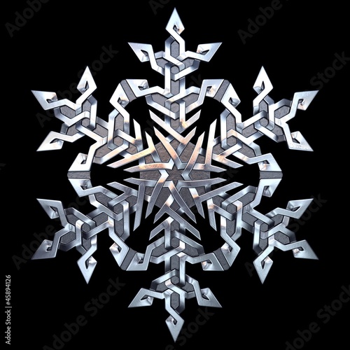 Celtic ornament - snowflake photo