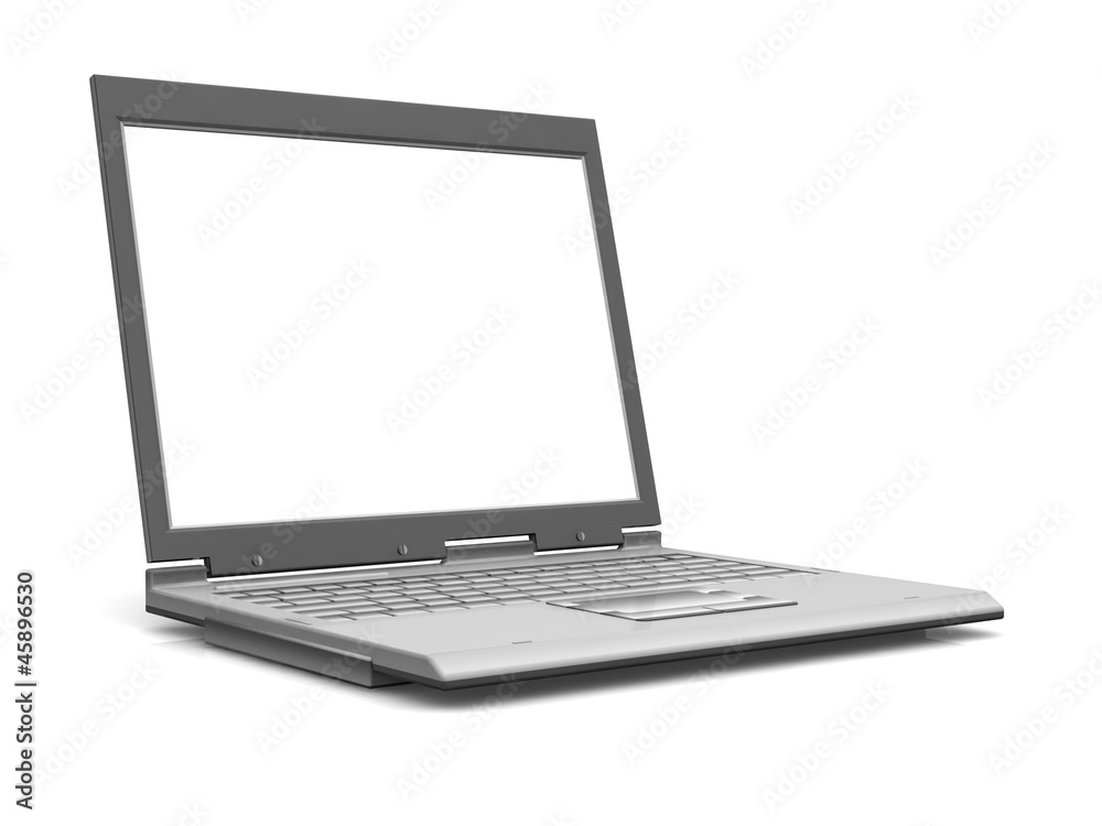 Professional Laptop isolated on white with empty space Professional Laptop isolated on white with empty space