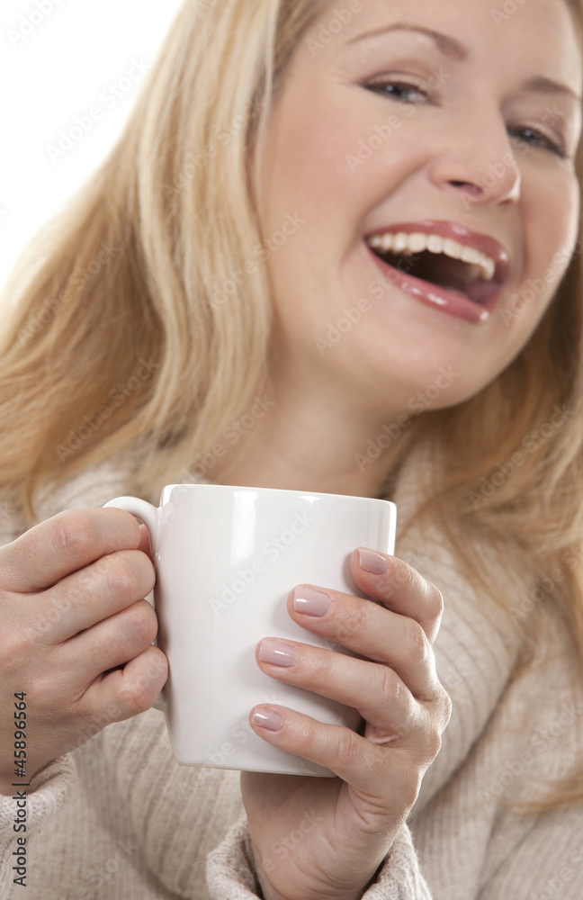 woman with coffee woman with coffee