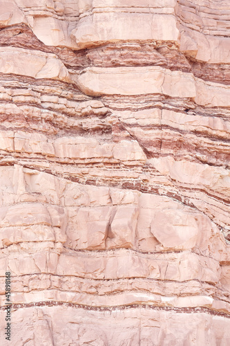 Structural geology fault photo