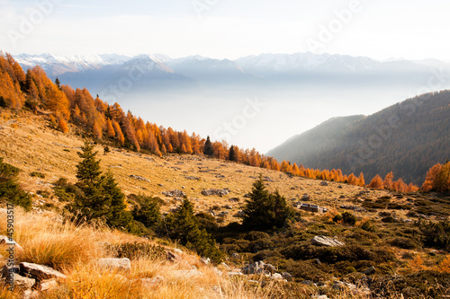 Alpi Retiche - paesaggio autunnale