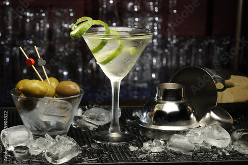 Martini cocktail
