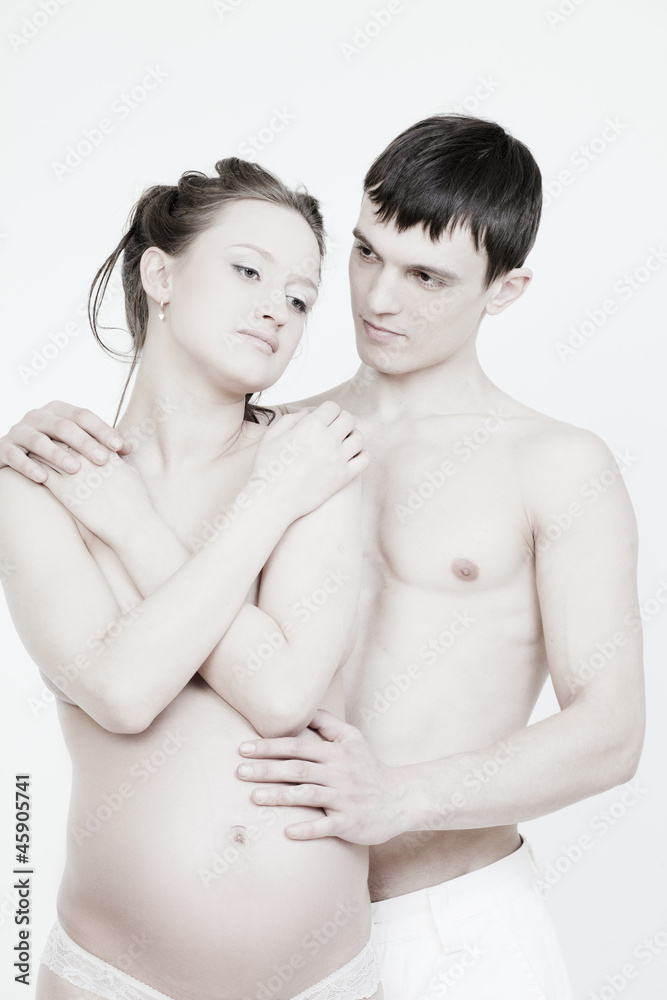 beautiful nude couple waiting for baby beautiful nude couple waiting for baby