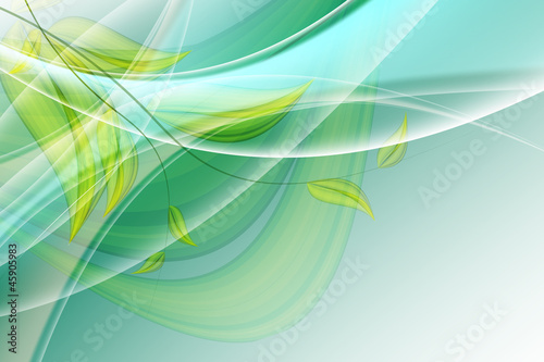 Wallpaper Mural floral vector frame Torontodigital.ca