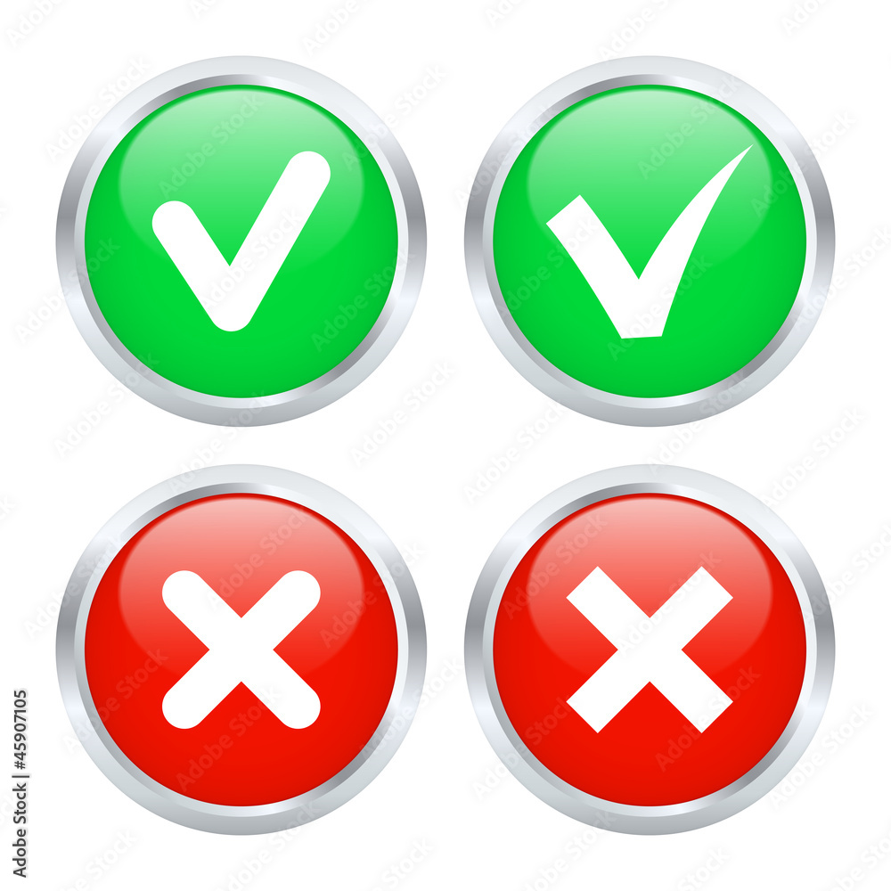 Checkbox buttons. Vector illustration Checkbox buttons. Vector illustration