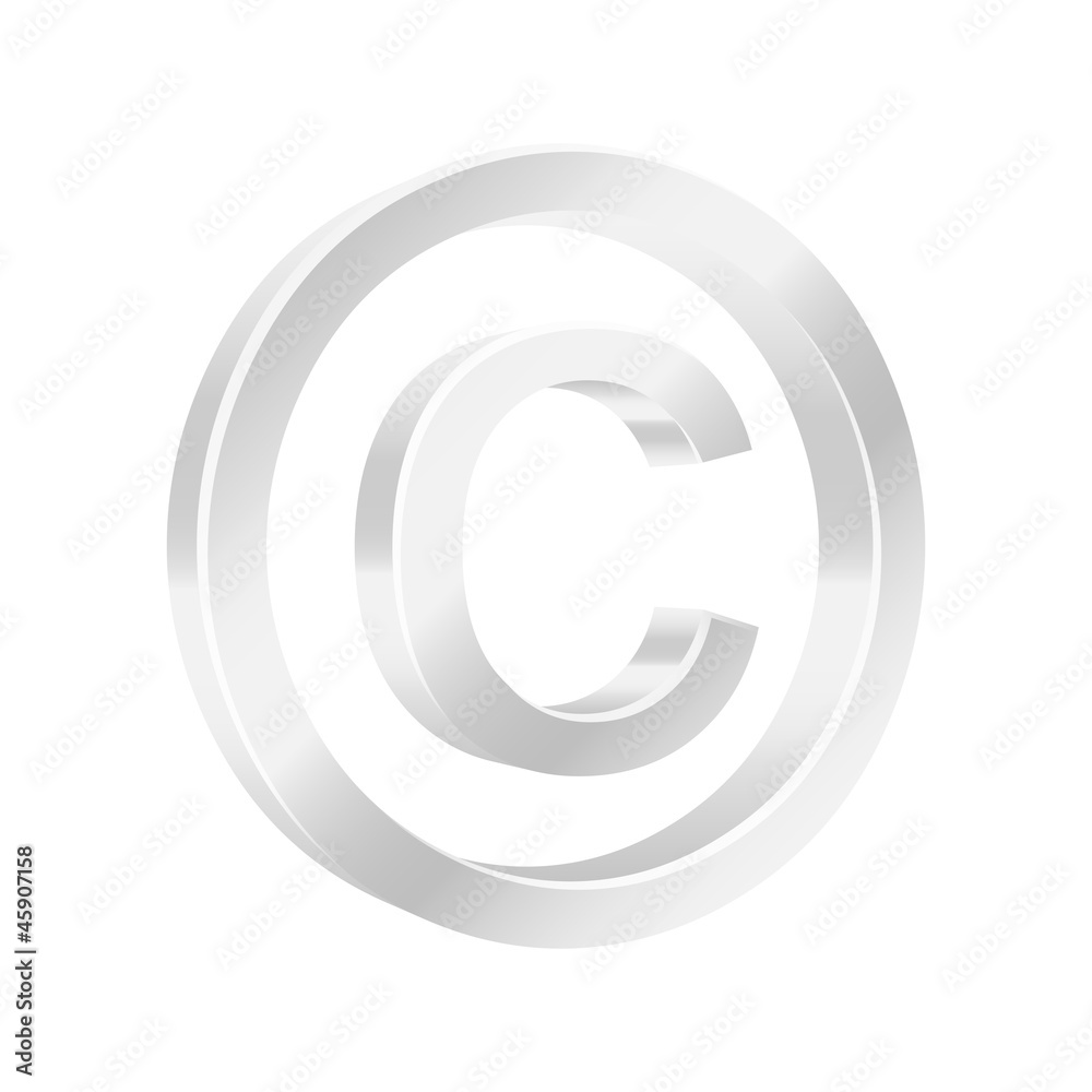 Protect copyright symbol. Vector illustration Protect copyright symbol. Vector illustration