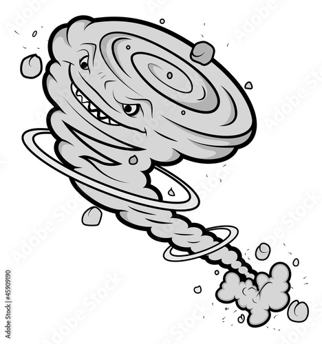 Whirlwind Mascot Vector
