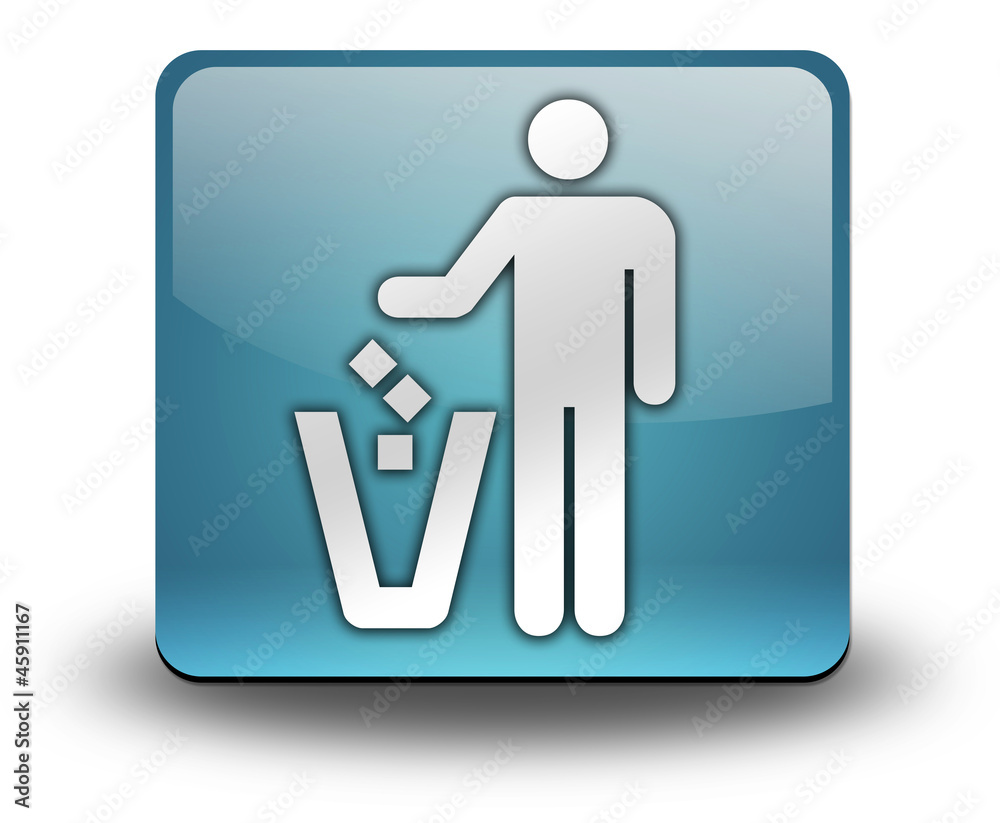 Light Blue 3D Effect Icon Light Blue 3D Effect Icon