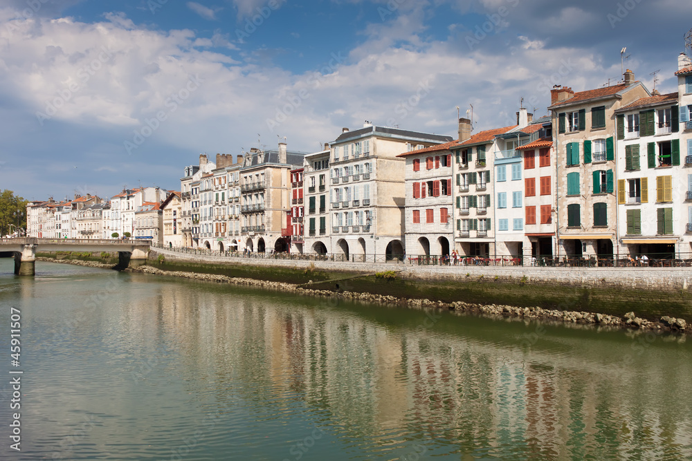 River in Bayonna, Aquitaine, France