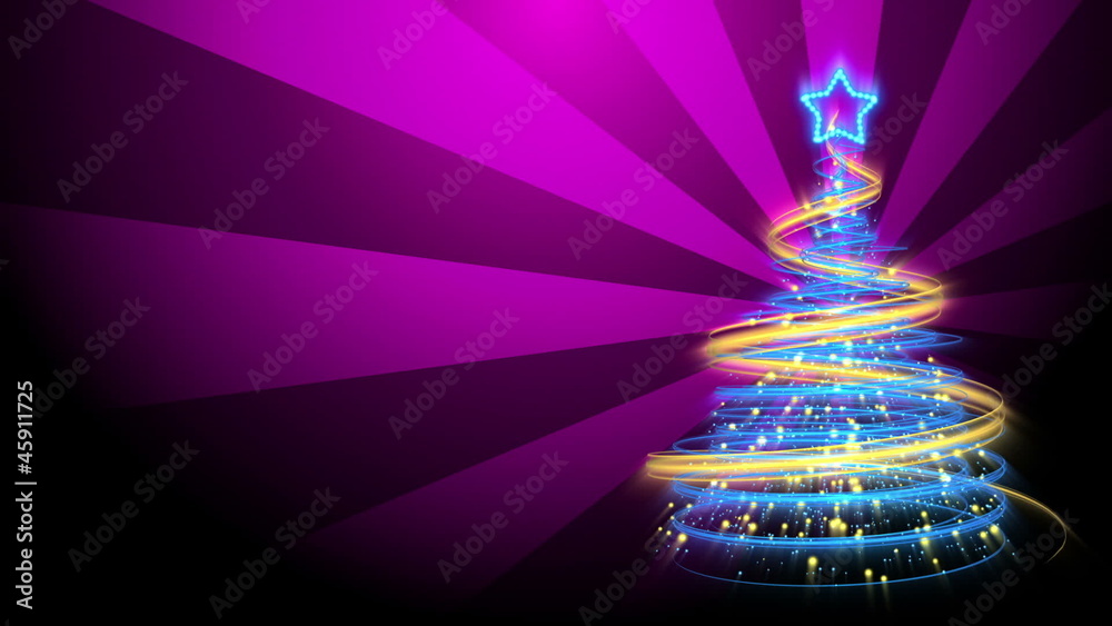 Christmas Tree Background - Merry Christmas 73 (HD)