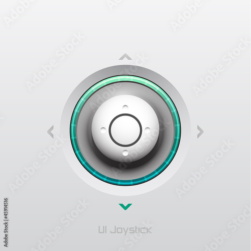 Joystick UI button design