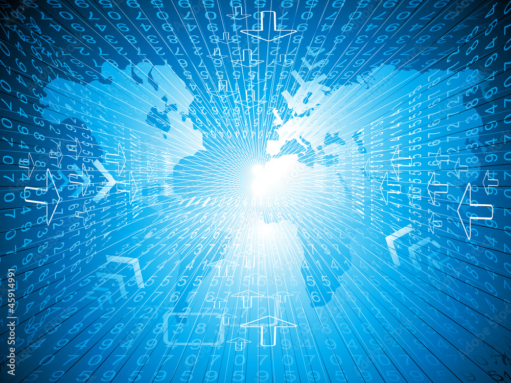 Obraz premium abstract digital speed background