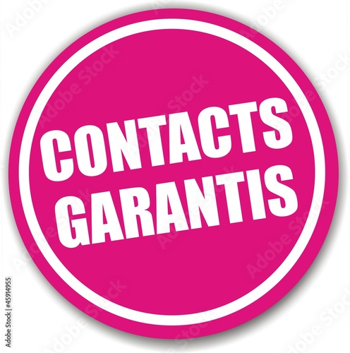 bouton contacts garantis