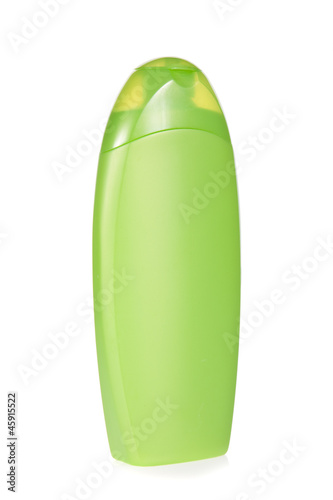 Shampoo bottle isolated on a white background