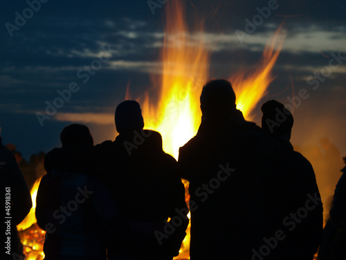 Osterfeuer / Bikebrennen