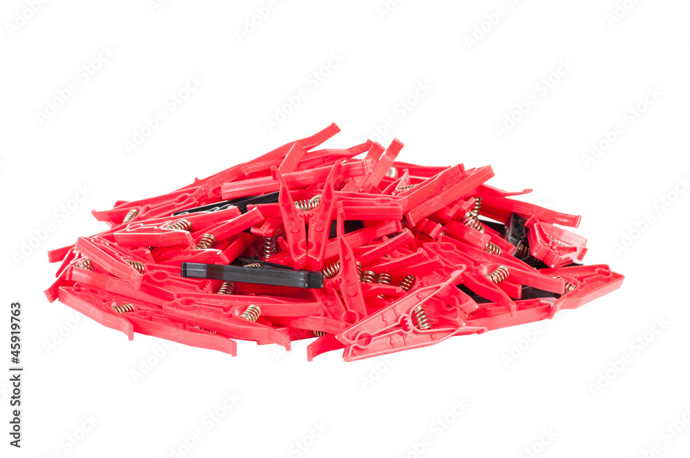 Clothes pegs on white background. Clothes pegs on white background.