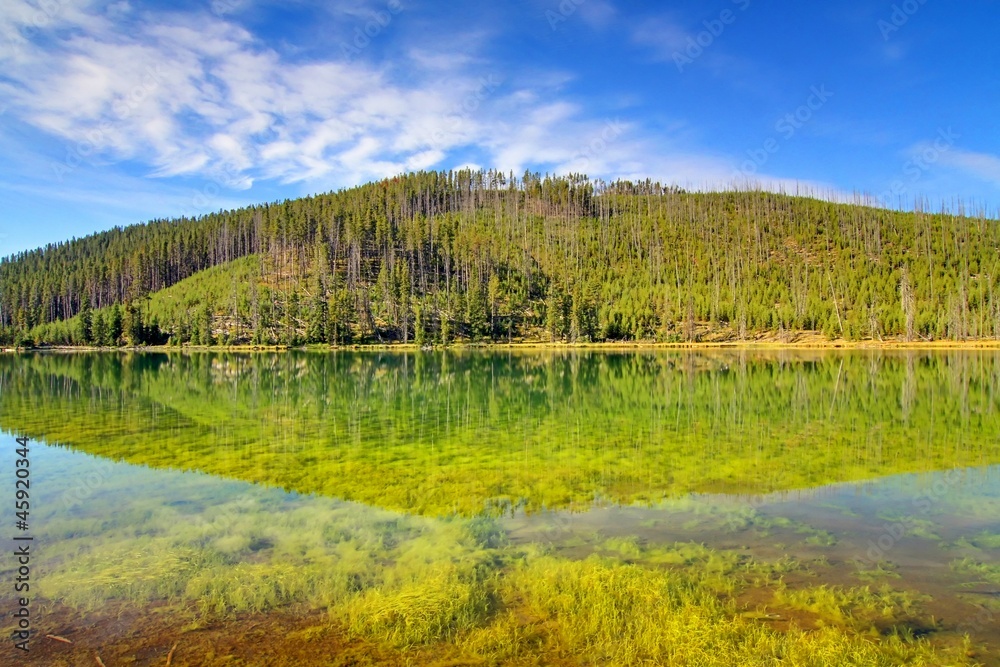Twin Lakes In Yellowstone