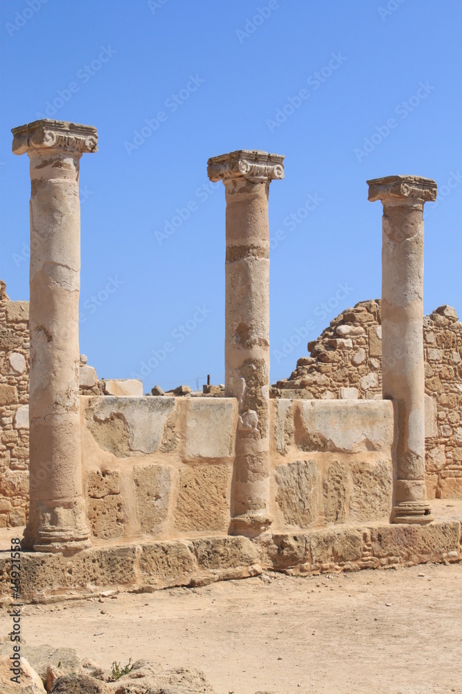 Archaeological park in Paphos, Cyprus