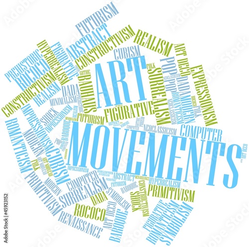 Word cloud for Art Movements