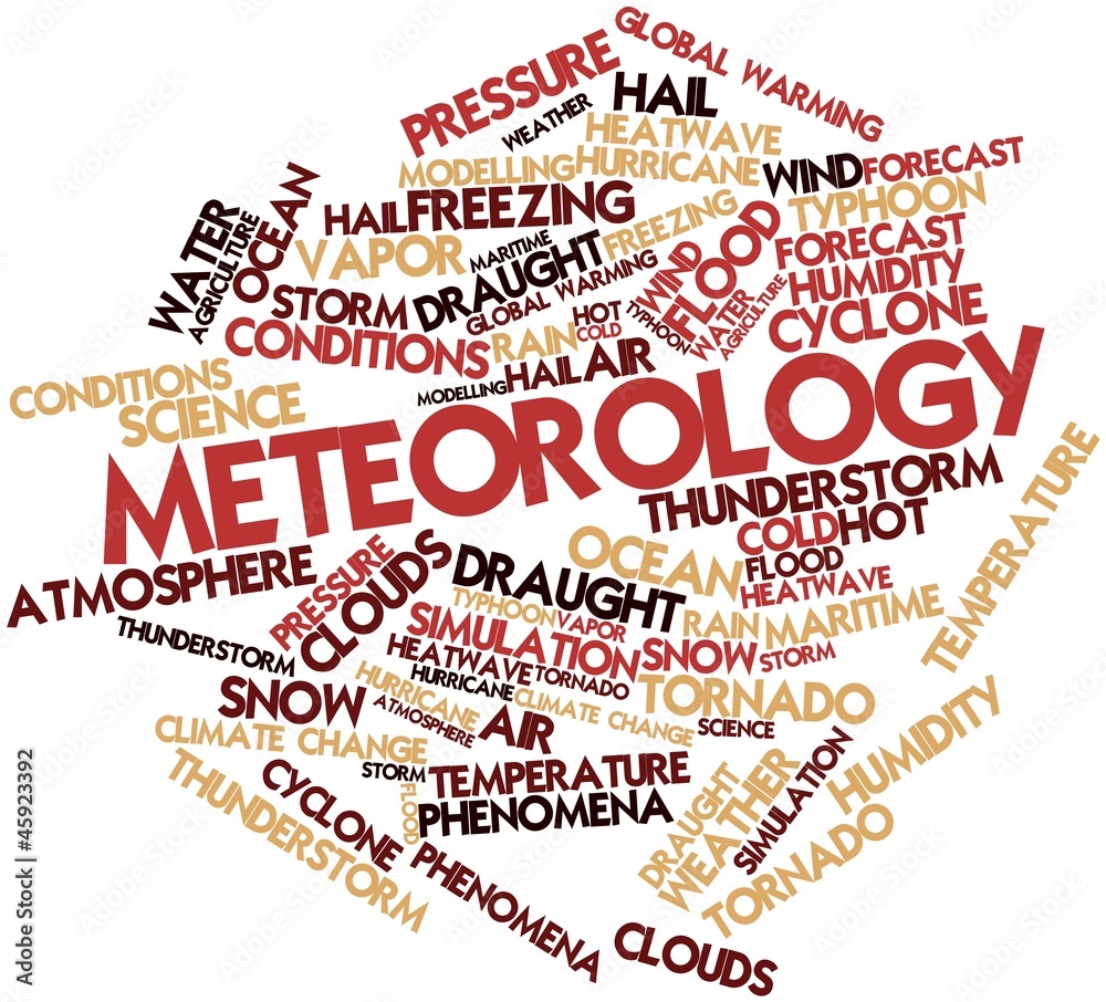 Word cloud for Meteorology Word cloud for Meteorology