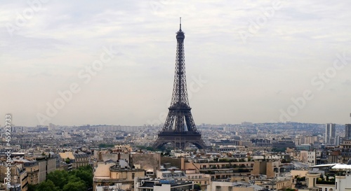 Eiffel tower view from Arc triumph