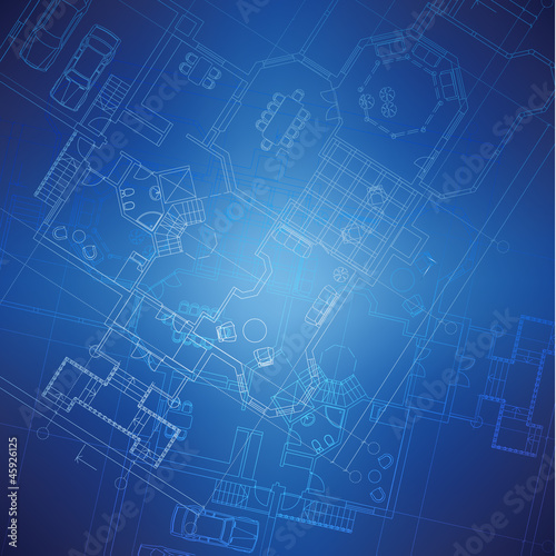 Architectural background. Part of architectural project