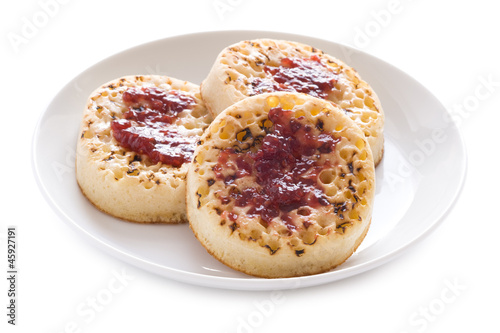Tableau sur toile toasted english crumpets