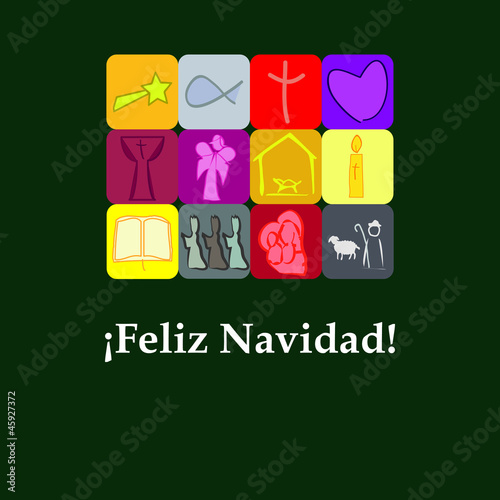 Feliz Navidad - Weihnachtskarte - Kirche