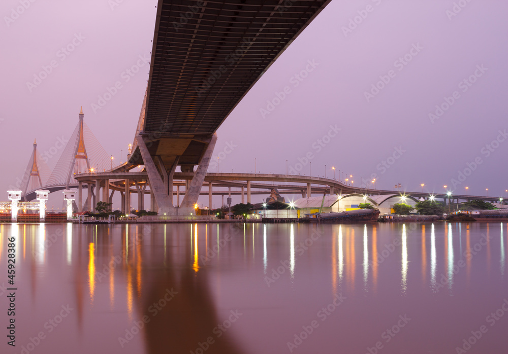 Bhumibol Bridge,the Industrial Ring Bridge Bhumibol Bridge,the Industrial Ring Bridge